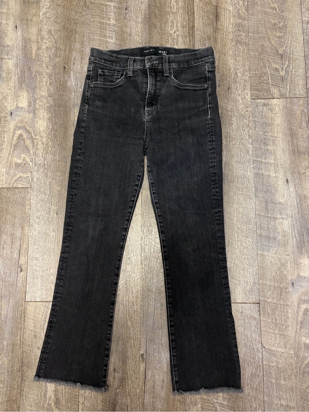 Veronica Beard Black Flare Jeans